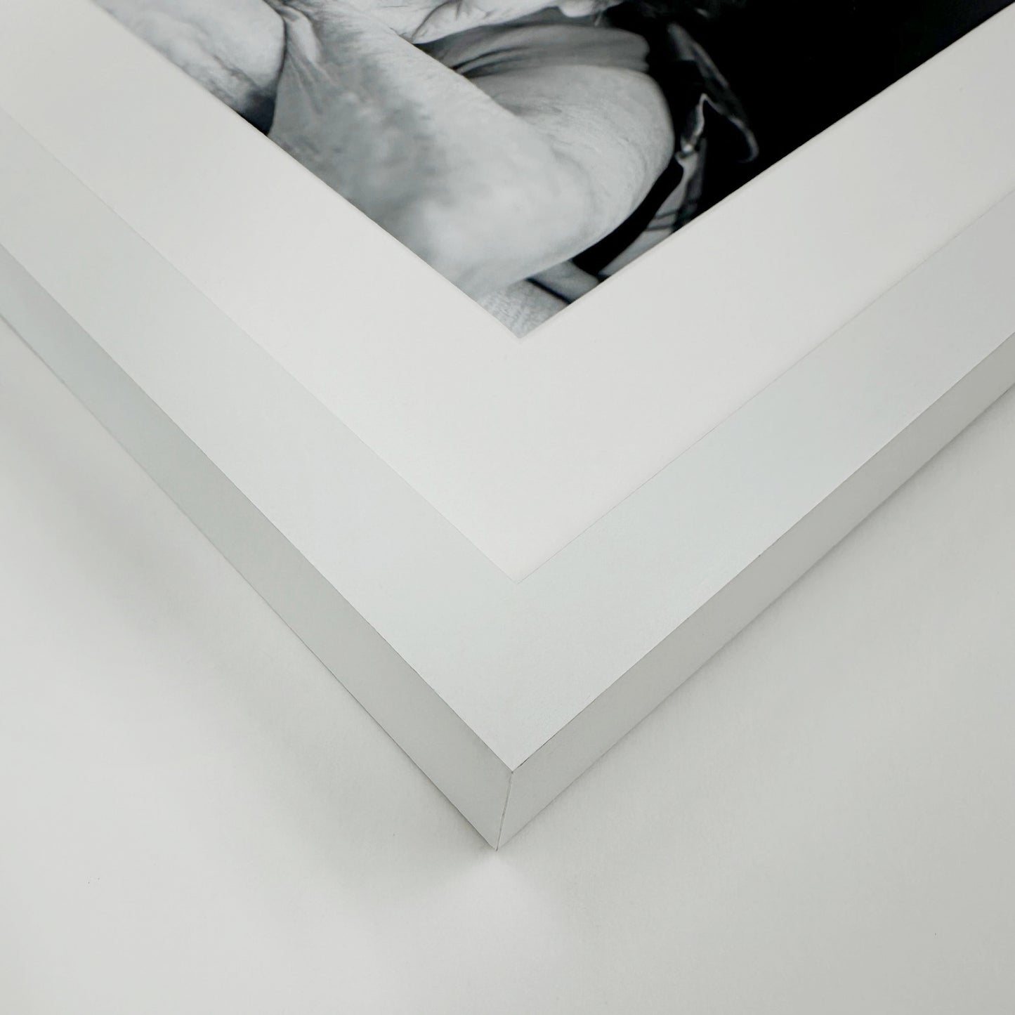 White Finished Maple Frame