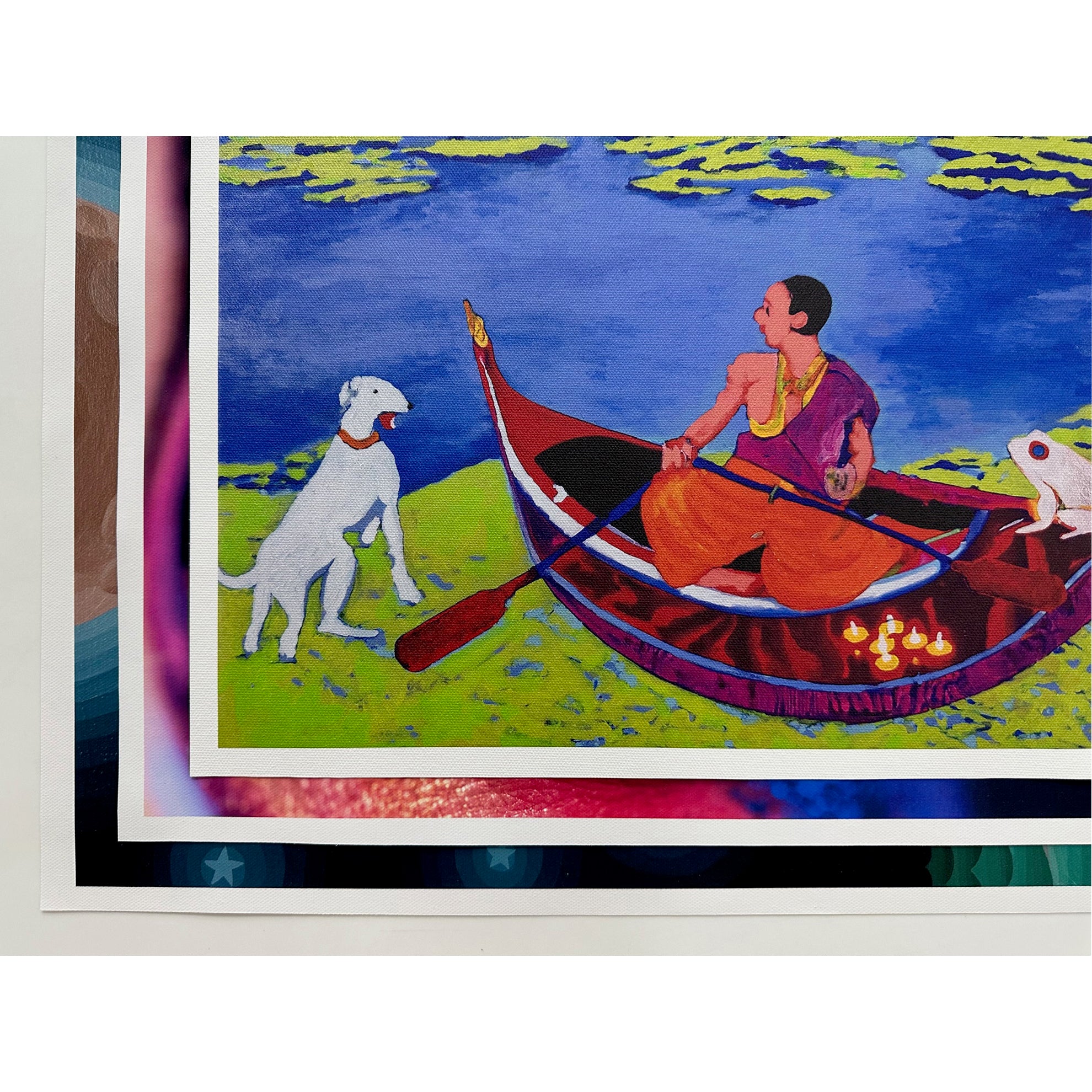 Giclee canvas proofs